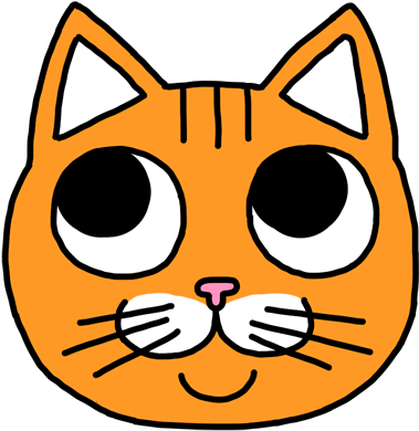 Orange Cat Stickers Messages Sticker-0 - Orange Cat Png Clipart Transparent (408x408), Png Download