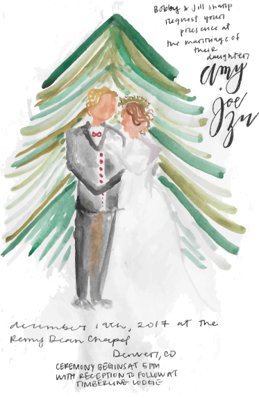 Custom Wedding Invitations - Poster (373x590), Png Download