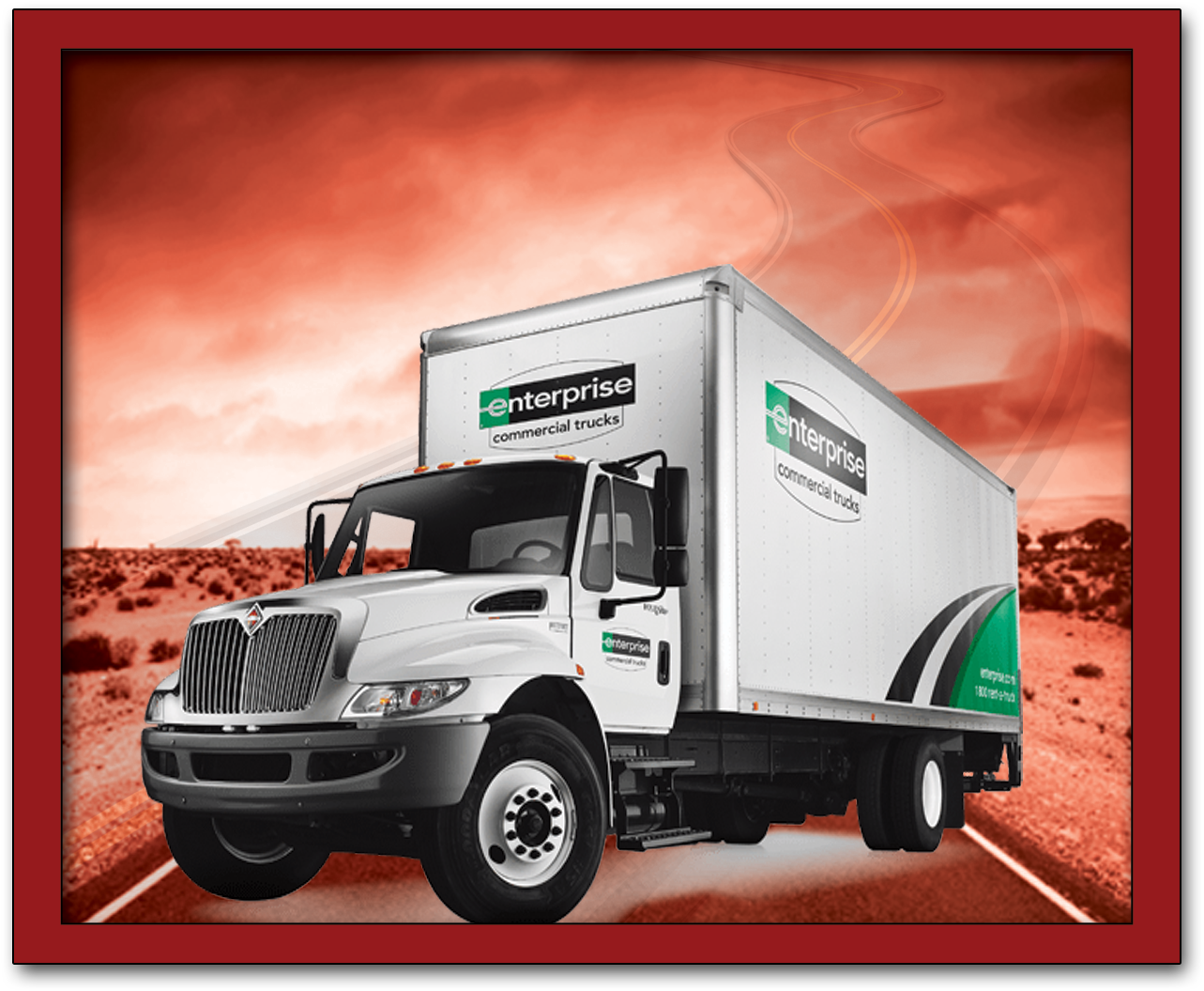 Dry Vans Are The Most Common Type Of Freight Trailers - Enterprise Trucks (1500x1500), Png Download