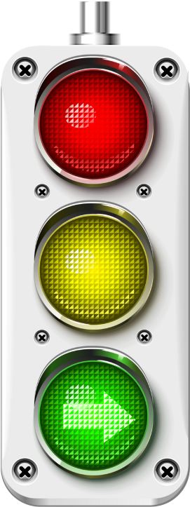 Traffic Light (480x755), Png Download