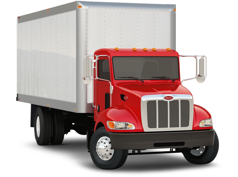 Pin Box Truck Clip Art - 2014 Peterbilt 325 (800x668), Png Download