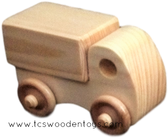 Handmade Chunky Wood Toy Mini Box Truck - Truck (640x480), Png Download