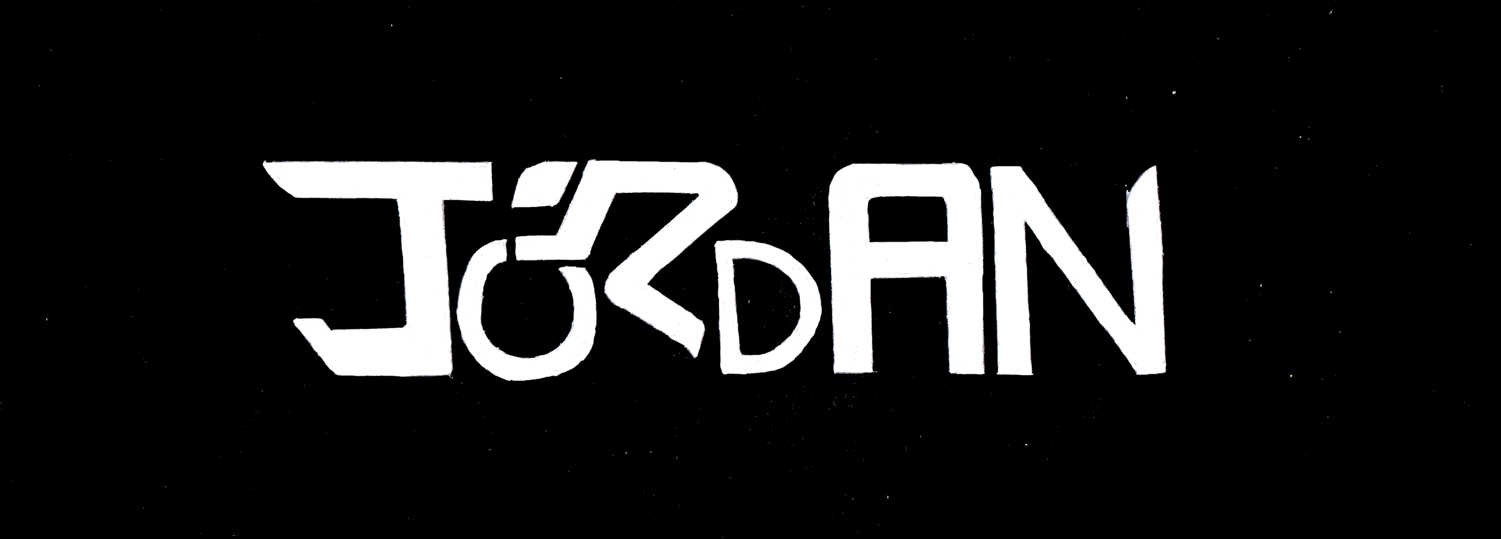 Vintage Logo Jordan Logo See Thru - Logo (4798x1726), Png Download