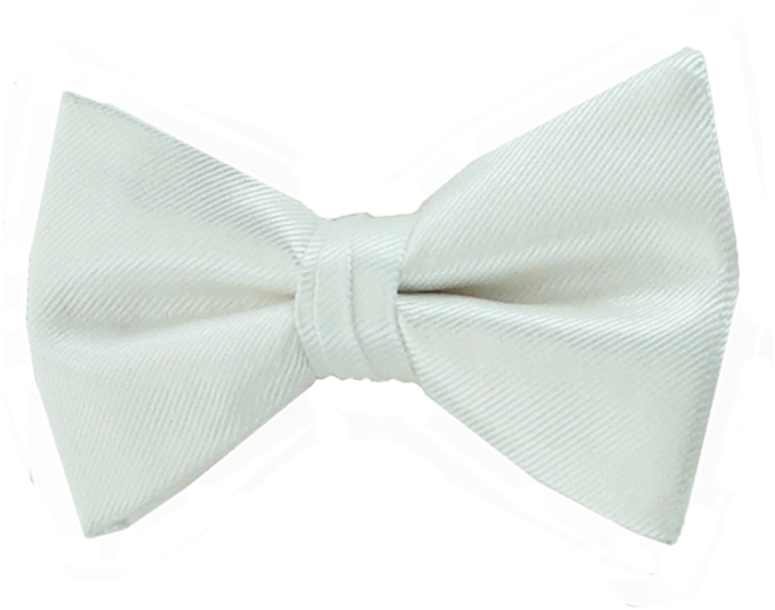 Picture Of Simply Solid White Bow Tie - Satin (550x549), Png Download