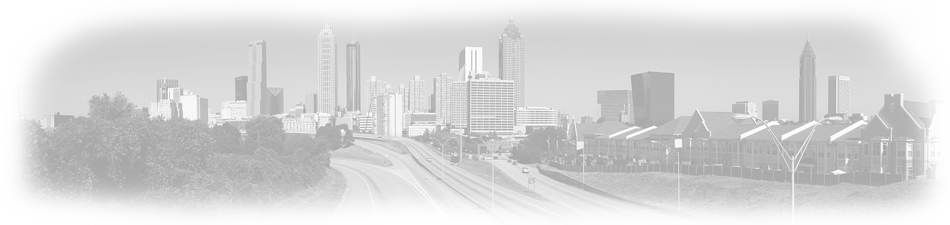 Metro Atlanta - Skyline Transparent Atlanta Ga City (950x225), Png Download