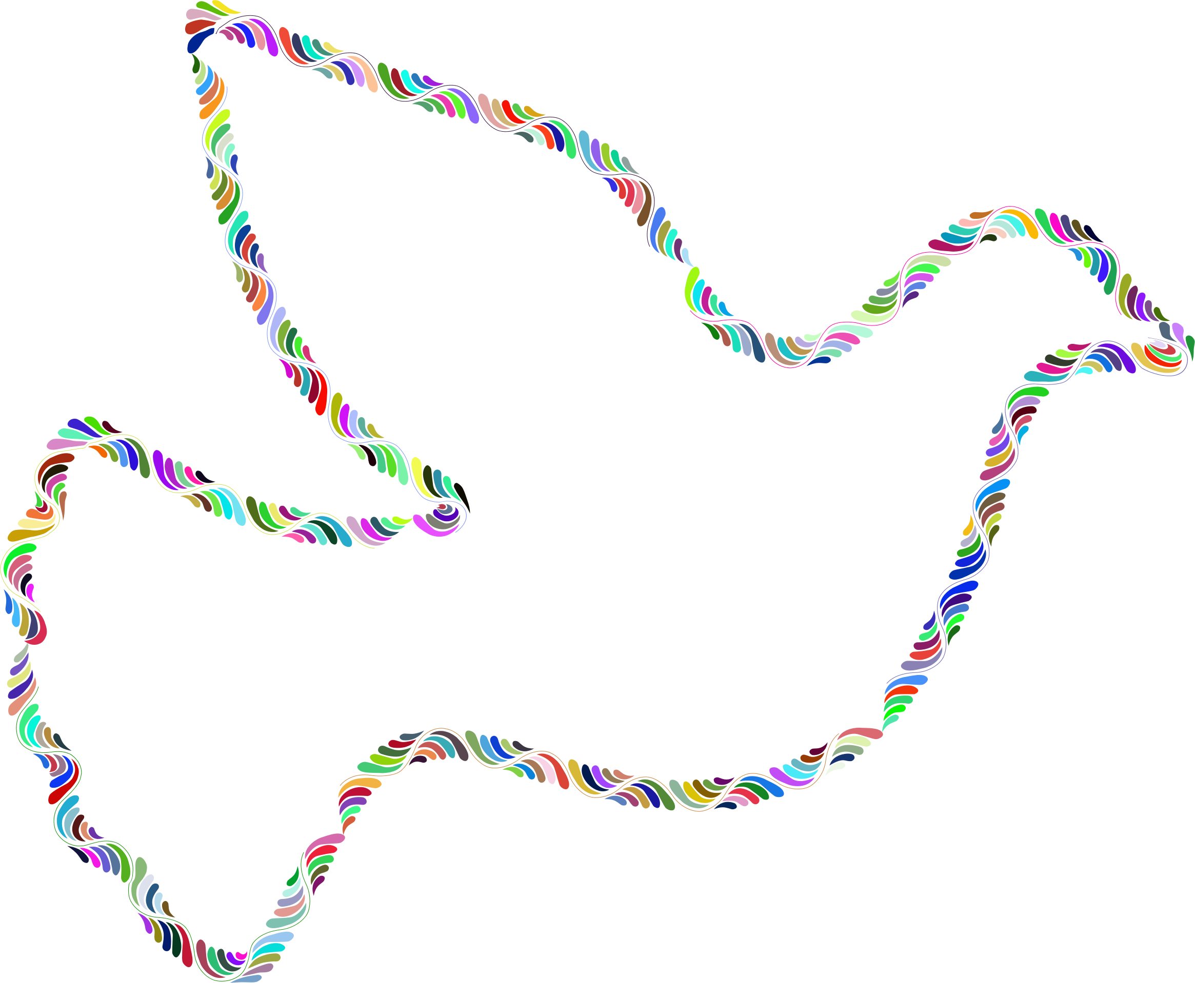 This Free Icons Png Design Of Colorful Trendy Peace (2330x1918), Png Download