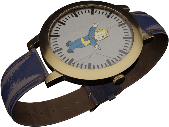 Vault-boy Watch - Vault Boy Watch (1024x1024), Png Download