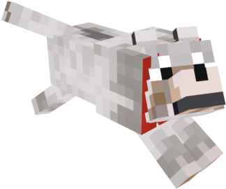 Minecraft Dog Png (640x640), Png Download