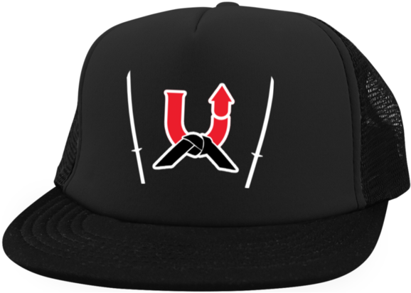Uplevel Swords Trucker Hat With Snapback - Hat (580x580), Png Download
