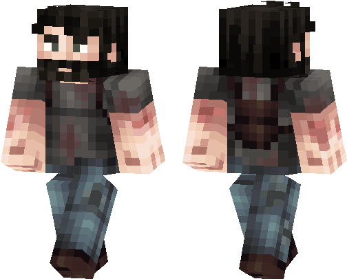 Games - Minecraft Skin Joel (538x437), Png Download
