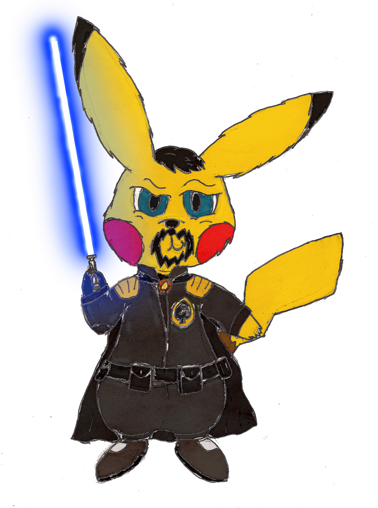 Jedi Master Spade - Cartoon (1285x1730), Png Download