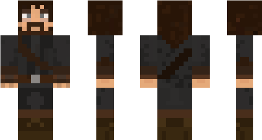 Minecraft Skin Zdog16 - Minecraft Skin Payday 2 (600x348), Png Download