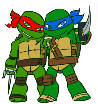 Download - Teenage Mutant Ninja Turtles (420x450), Png Download