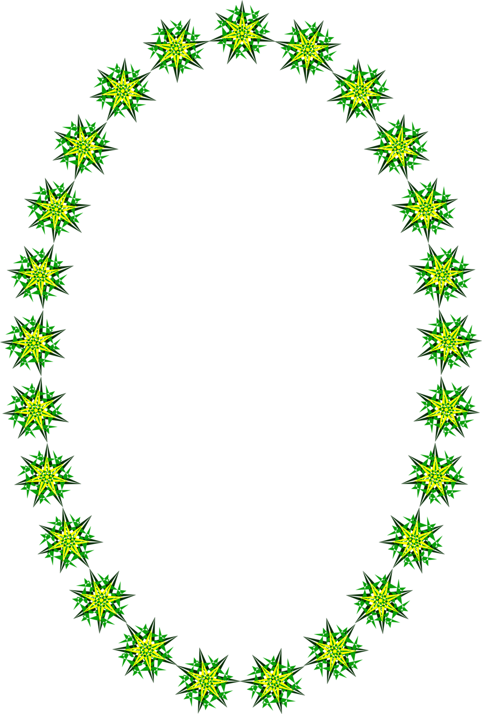 There Is 53 Popcorn Oval Border Free Cliparts All Used - Borde De Pagina Ovalados (958x1420), Png Download