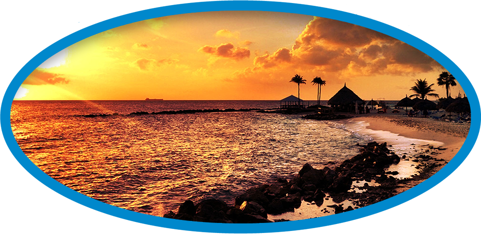 Sunset Trips - Curacao Sunset (960x471), Png Download