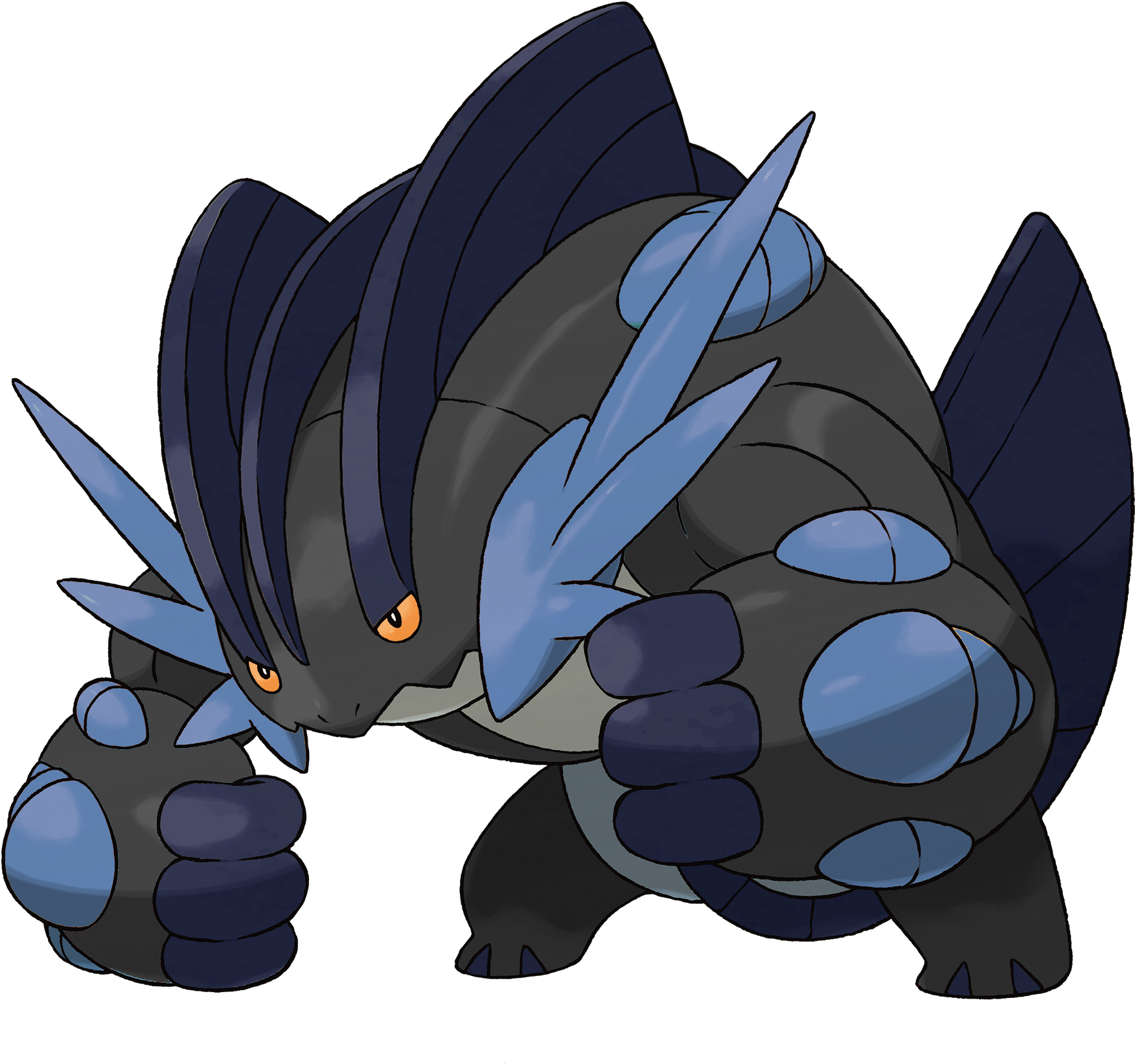 Black Swampert - Pokemon Swampert (2204x1783), Png Download