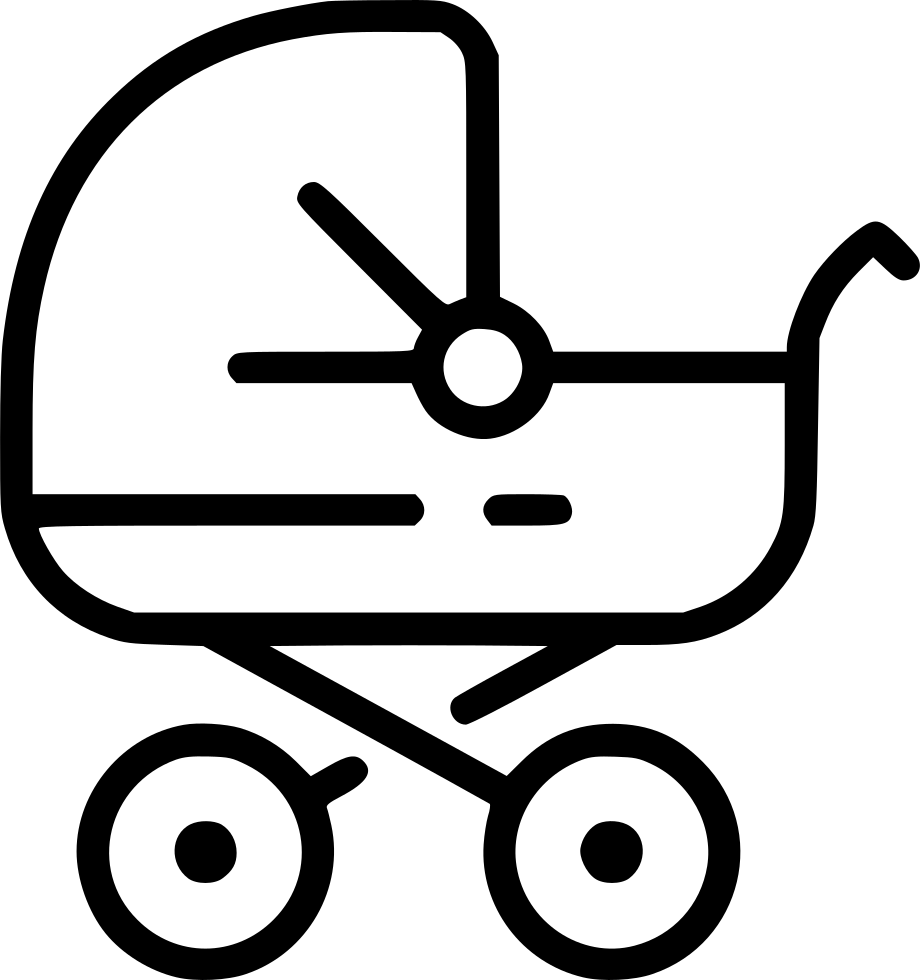Baby Carriage Stroller Newborn Infant Family Comments - Infant (920x980), Png Download