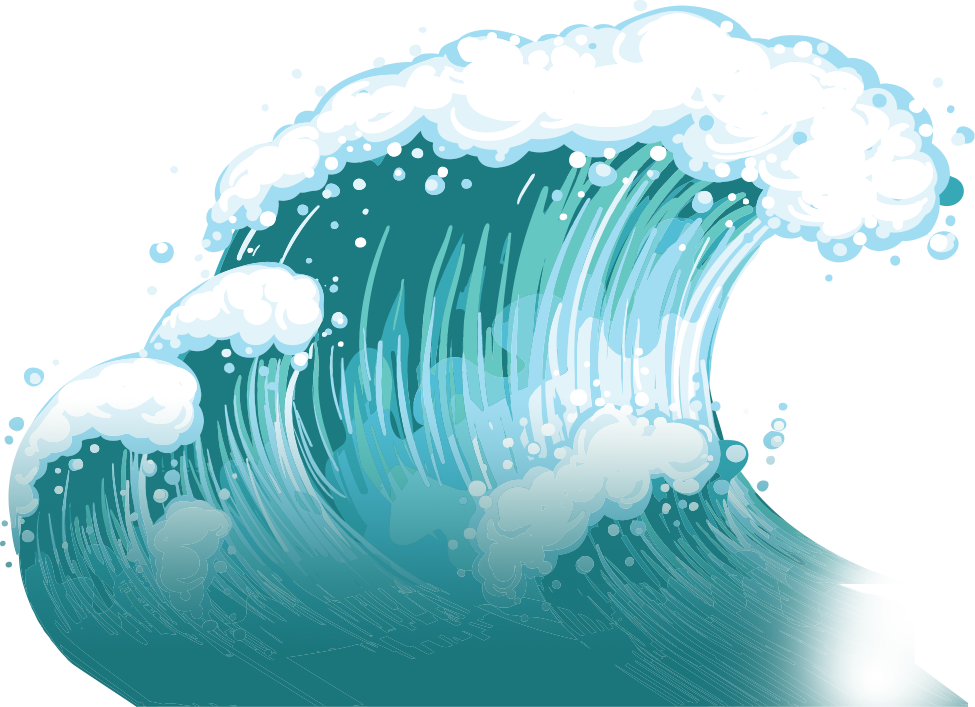 Congratulations To Gina D - Waves Clipart (975x707), Png Download