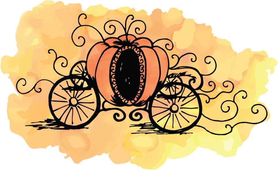 Pumpkincarriage-01 (1000x627), Png Download