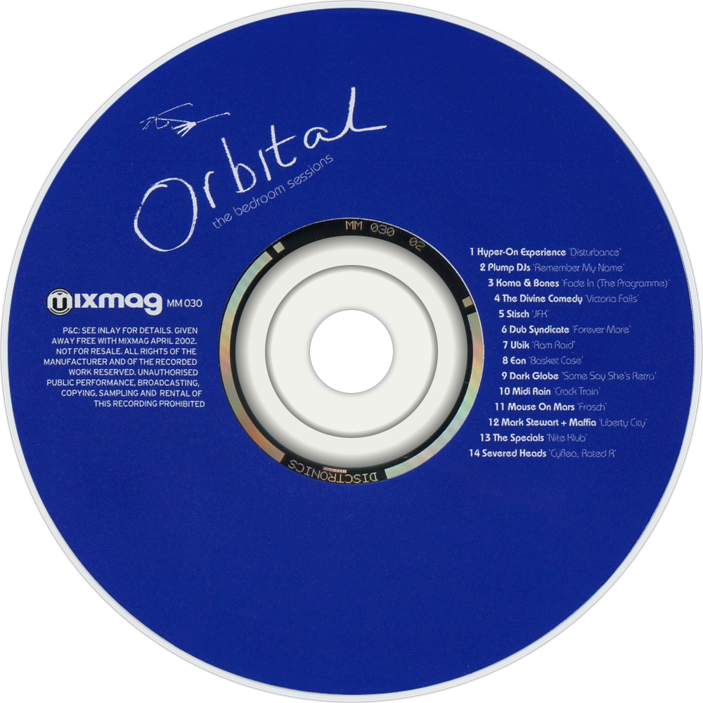 The Bedroom Sessions Cd Disc Image - Handyfreie Zone (1000x1000), Png Download