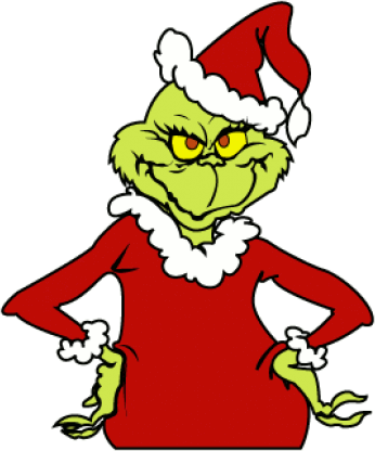 Grinch - Grinch Who Stole Christmas (346x416), Png Download