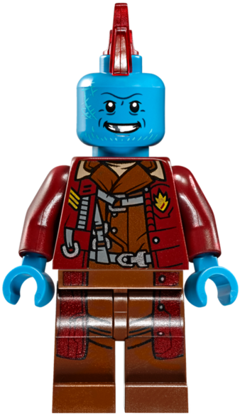 Yondu - Lego 76080 Marvel Guardians Of The Galaxy 2 Ayesha's (355x598), Png Download
