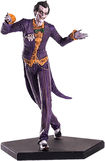 Arkham Knight - Batman Arkham Knight Statue 1/10 The Joker (600x600), Png Download