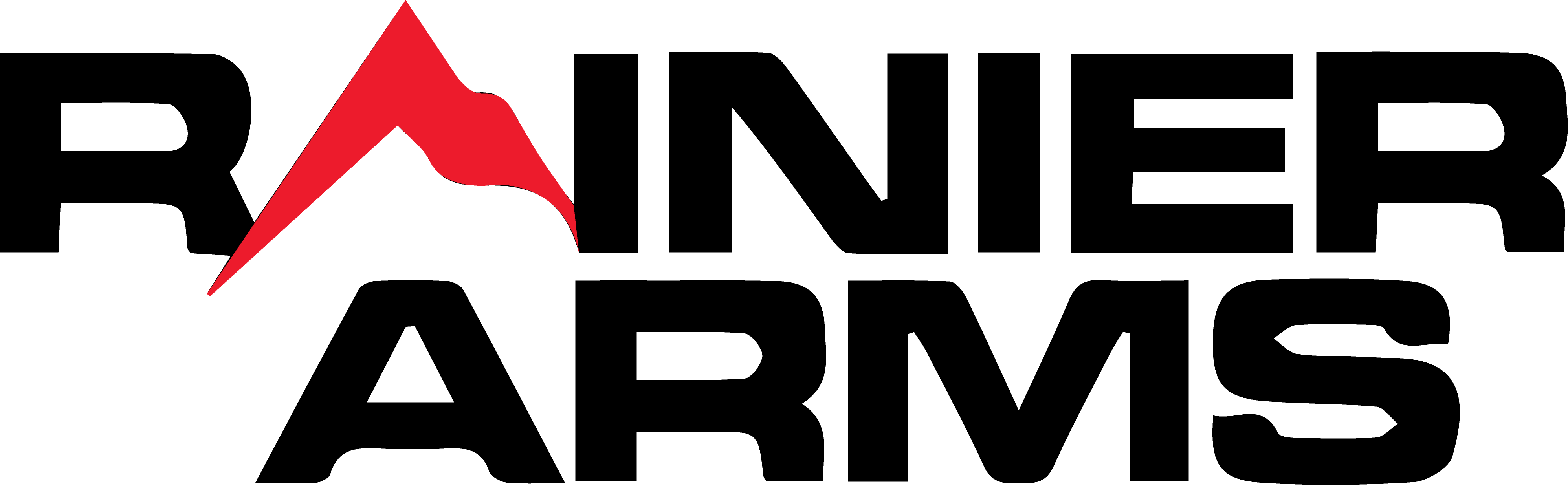 Logo Rainier Arms - Rainier Arms Barrels (3991x1235), Png Download