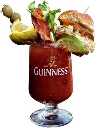 O'shea's Bloody Mary Menu - Guinness (403x576), Png Download