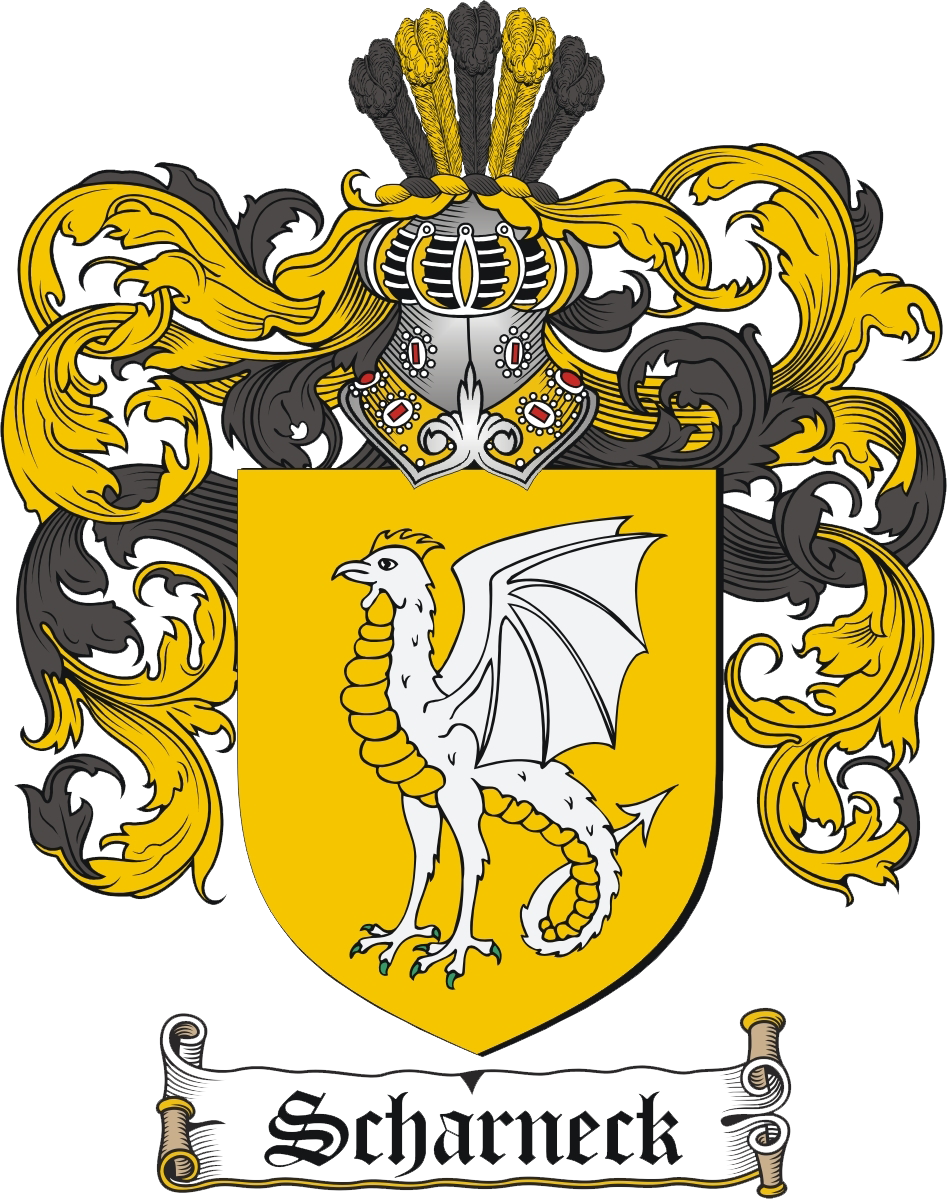 1 Scharneck Coat Of Arms - Rojas Coat Of Arms (947x1199), Png Download