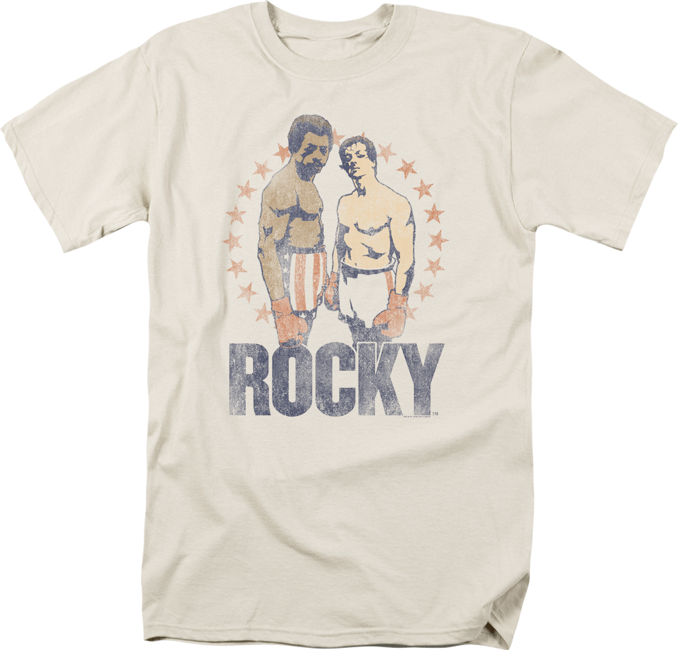 Apollo Creed And Rocky Balboa T Shirt Men S T Shirt - Youth: Rocky - Creed And Balboa (991x950), Png Download