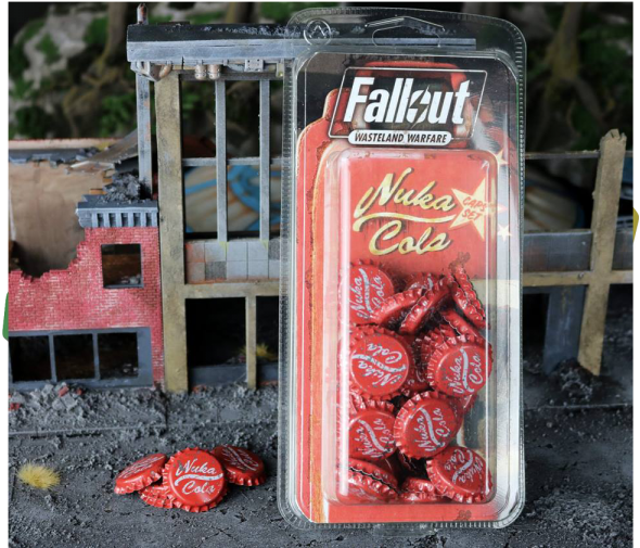 Wasteland Warfare Nuka-cola Caps Set - Fallout Wasteland Warfare Two Player Starter (600x600), Png Download