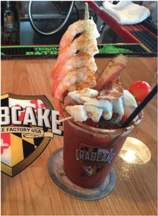 Crabcake Factory Has Awesome Bloody Marys - Crabcake Factory Bloody Mary (360x480), Png Download