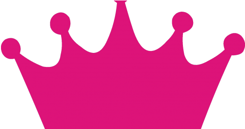 Coroa Rosa - Crown Silhouette (575x265), Png Download