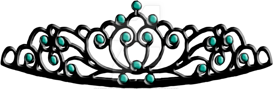 Tiara Stock - Black Tiara Transparent Background (900x298), Png Download