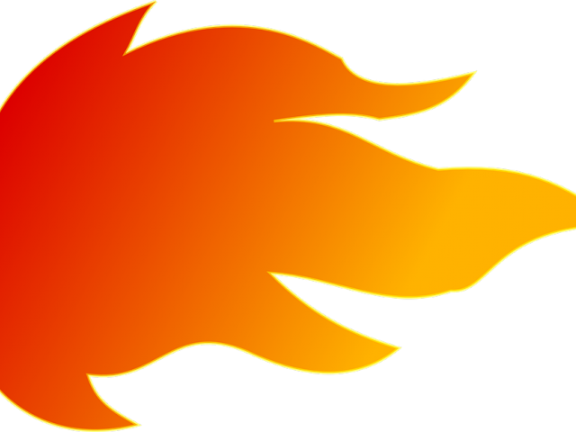 Fireball Clipart Single Flame - Illustration (640x480), Png Download