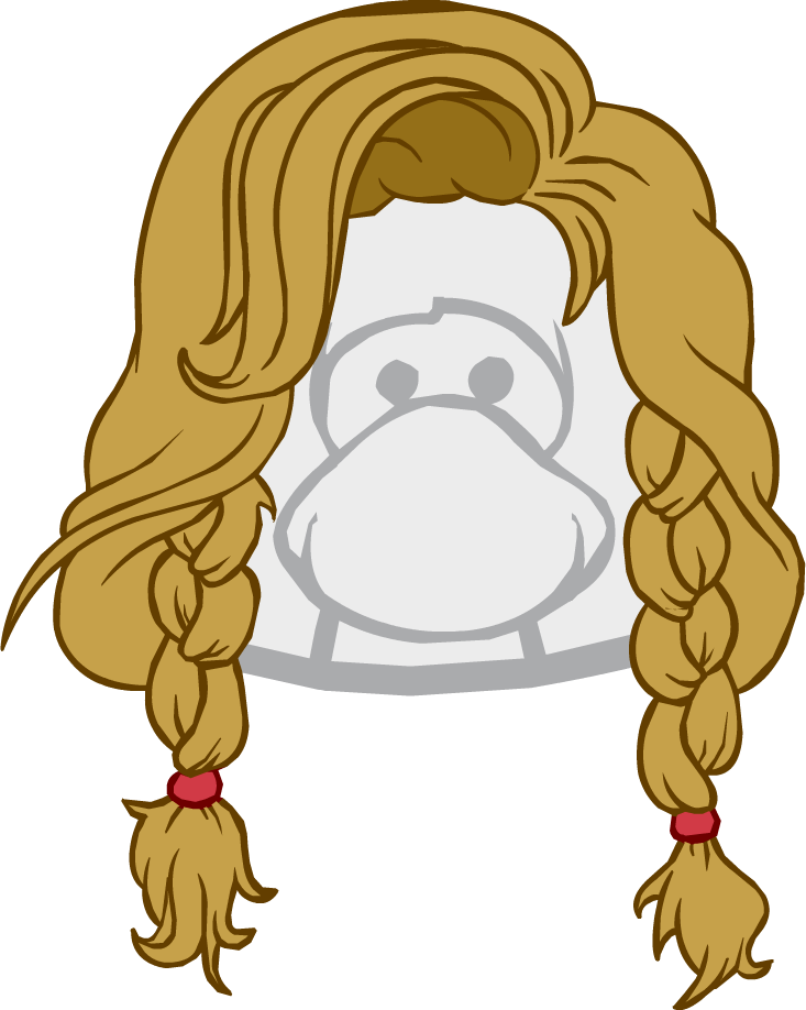 The Strawberry Braid - Club Penguin Black Sombrero (733x918), Png Download
