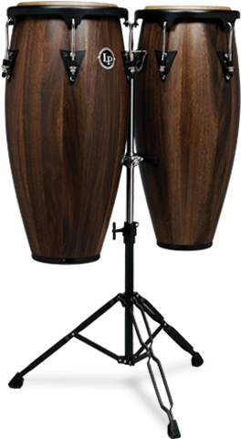 Image - Lp Lpa653 Slide Mount Double Conga Stand (375x341), Png Download