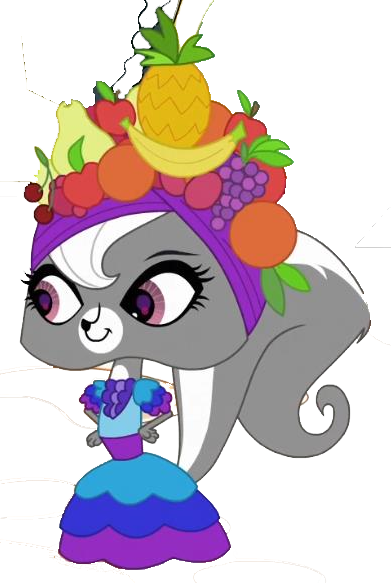 Pepper In Conga Outfit - Littlest Pet Shop Pepper's Tail (391x583), Png Download