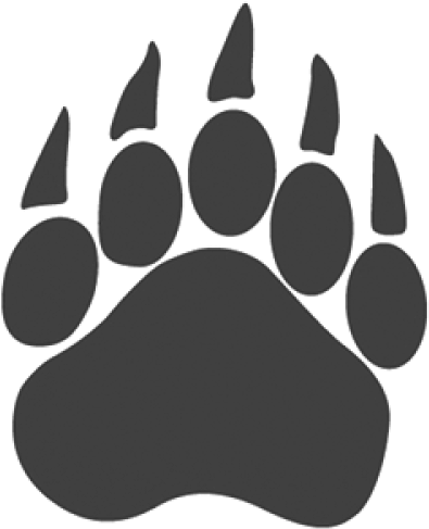 Bear Paw Png - Transparent Bear Paw Clip Art (500x500), Png Download