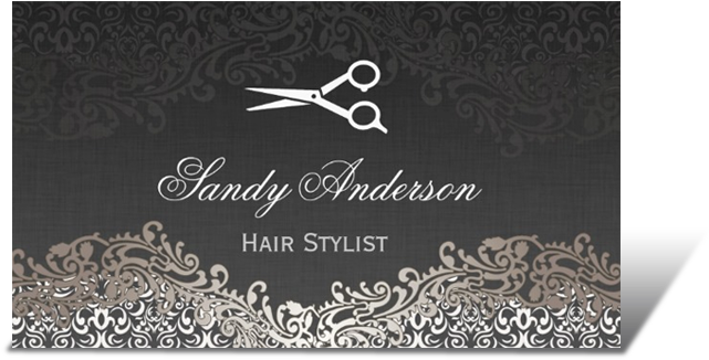 Business Card Classic - Business Card Hair Stylist Png (800x800), Png Download