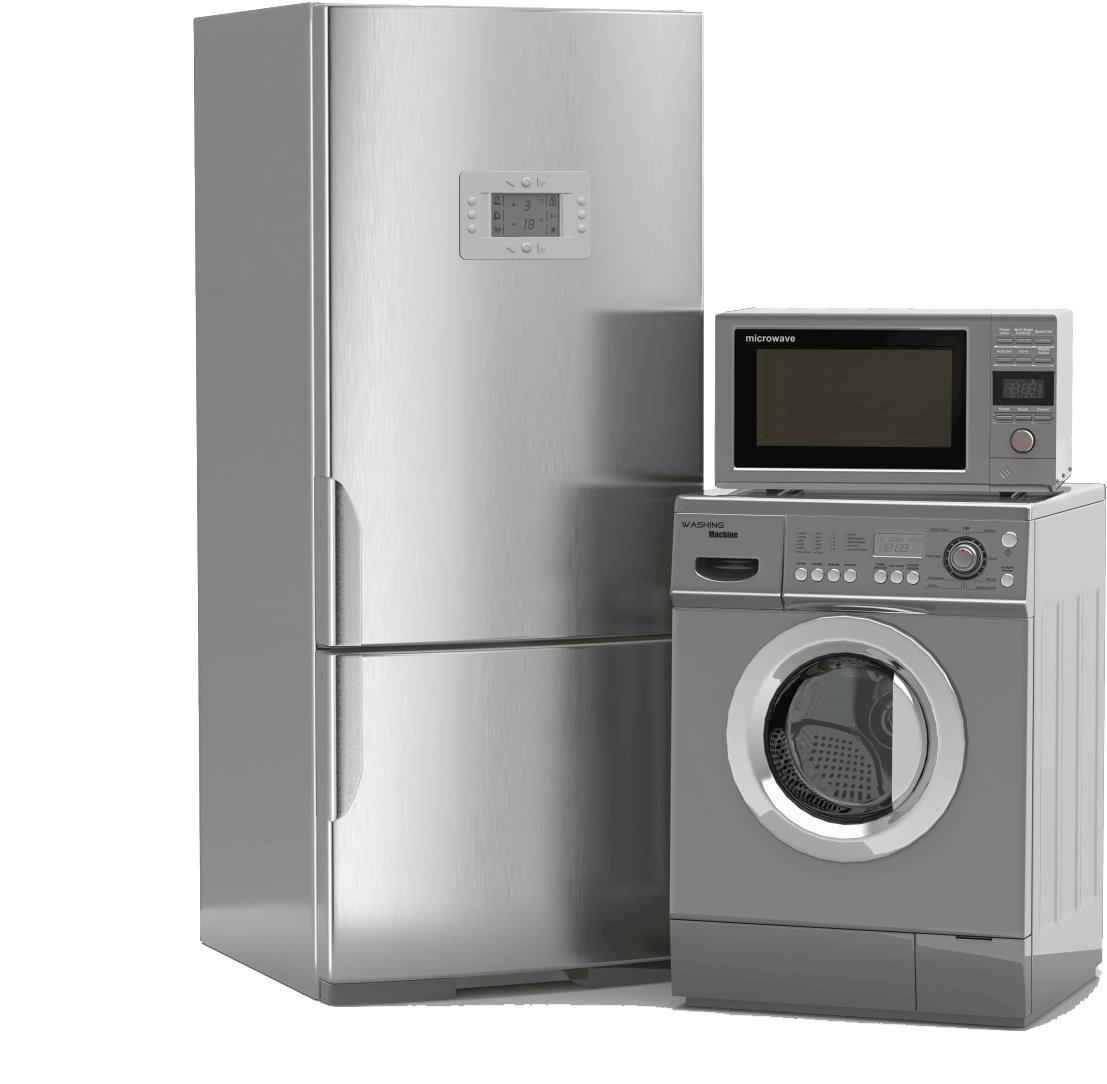 Washing Machine And Refrigerator (1280x1280), Png Download