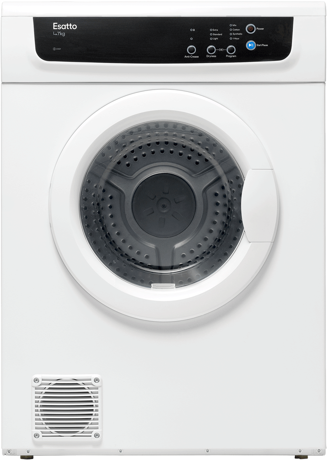 Esatto Evd7 7kg Vented Dryer (733x1000), Png Download