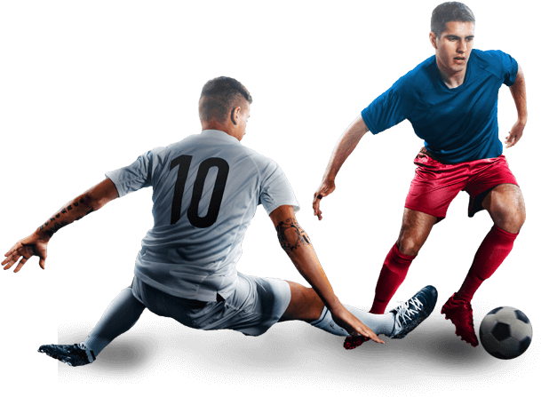 Football Player - Fussballspiel Transparent (627x452), Png Download