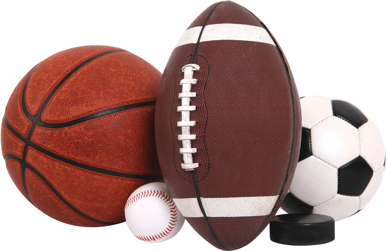 Sports png. Спортивный инвентарь. Спортивные мячи. Спортивный инвентарь для фотошопа. Спортивный инвентарь мячи.