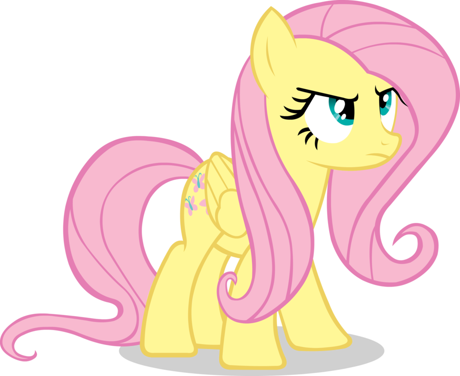 Fanmade Mad Fluttershy - Fluttershy Png (900x735), Png Download