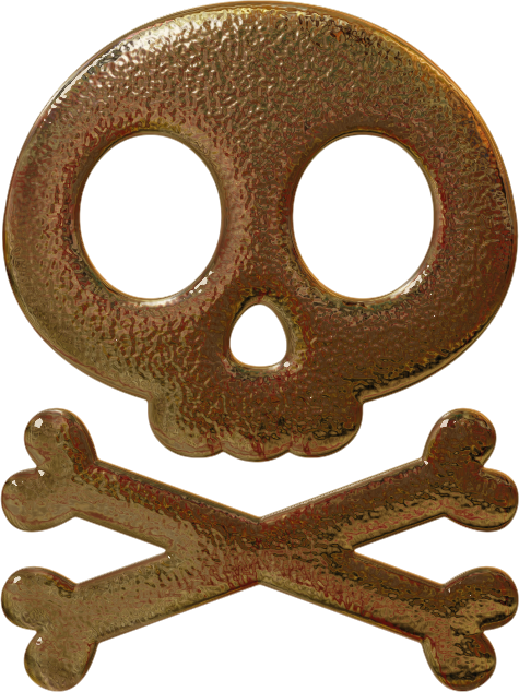 Фоткиcoleccion Hell-s Kindergarten - Cartoon Skull Red (475x634), Png Download