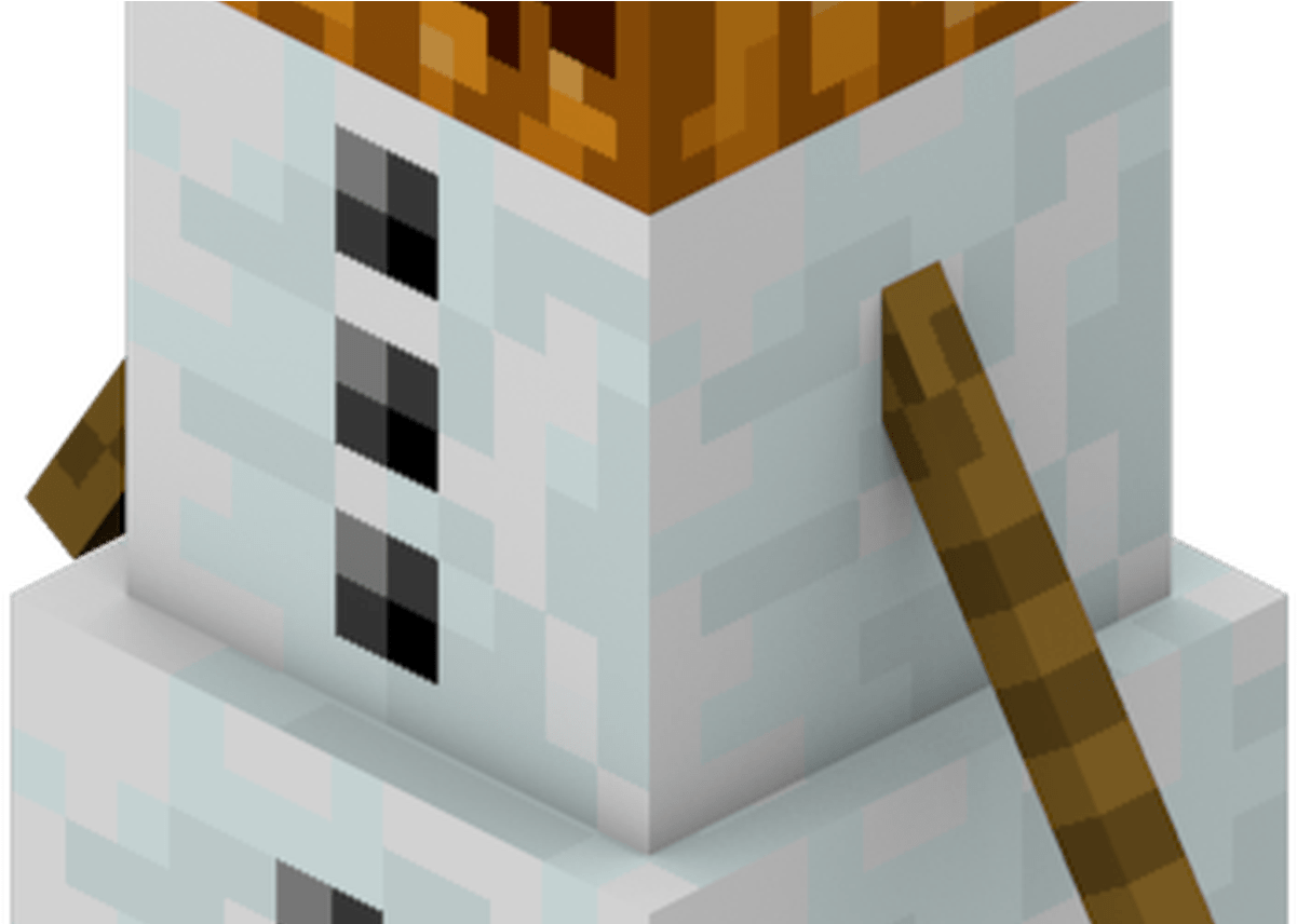 Snow Golempng Official Minecraft Wiki - Minecraft 16712 - Snow Biome, Paper Set, 48 Items Toys/spielzeug (1368x855), Png Download