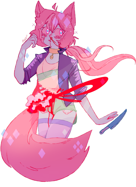 By Avgustmarch On Tumblr Cute Pastel Guro Gut Spill - Art (500x662), Png Download