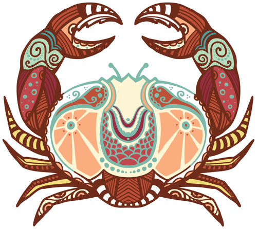 2 - Cancer Horoscope (500x446), Png Download